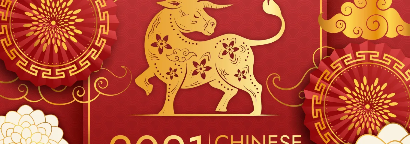 Lunar new year 2021, vector created by pikisuperstar at www.freepik.com