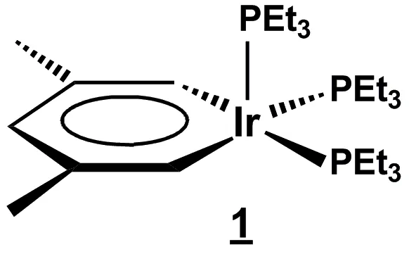 Red crystalline “iridabenzene” has been synthesized by Bleeke Lab in high yield.